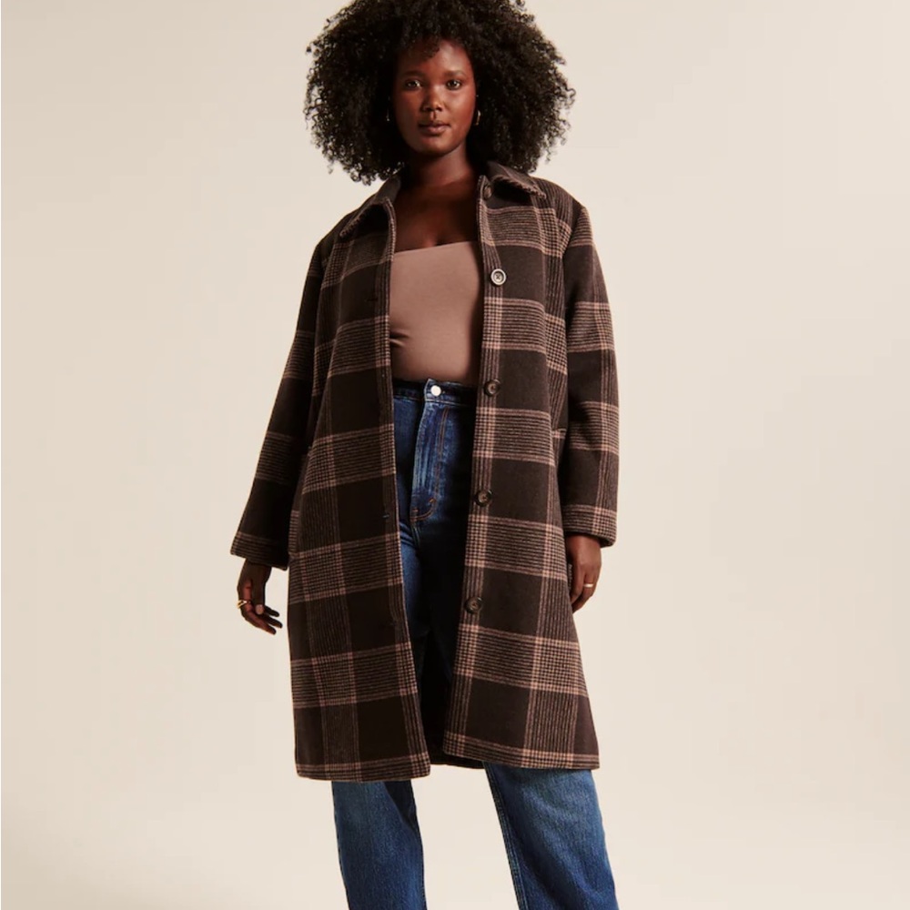 Abercrombie wool blend mod coat size XSmall